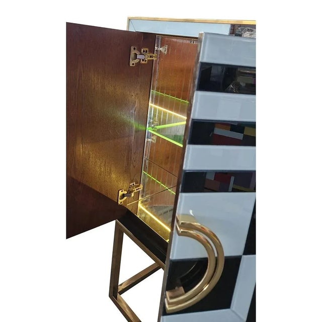 1980s Vintage Bar Cabinet, 1980s For Sale - Image 5 of 11