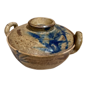 Stoneware Casserole Dishes Japan Set of 3 Vintage Pottery