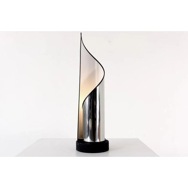 Italian Stainless Steel Table Lamp from Stilnovo, 1970s For Sale - Image 10 of 10