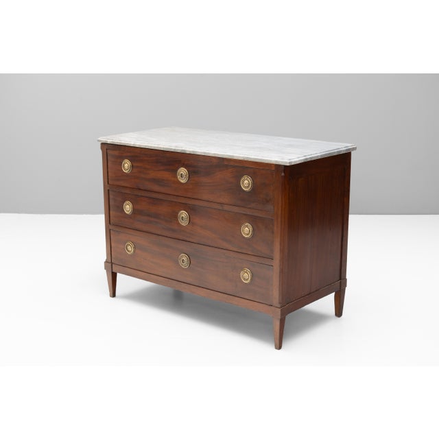 Antique Mahogany Commode, 1850 For Sale - Image 10 of 10