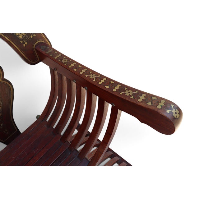 Vintage Savonarola Cedar Chair, 1950s For Sale - Image 14 of 18
