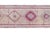Mid 20th Century Pink Vintage Herki Runner 2'8'' X 11'6'' For Sale - Image 4 of 11