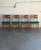 Mid-Century Modern Set of 4 Vintage Danish Teak Dining Chairs Mid Century Modern Blue Upholstered For Sale - Image 3 of 9