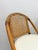 Vintage Coastal Hollywood Regency Caned Rattan Swivel Barstools Counter Height For Sale - Image 12 of 13