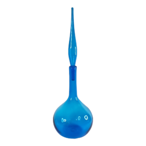Blue Glass Decanter by Wayne Husted for Blenko, 1950s