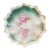 Antique Porcelain Cake Plate Floral Molded For Sale