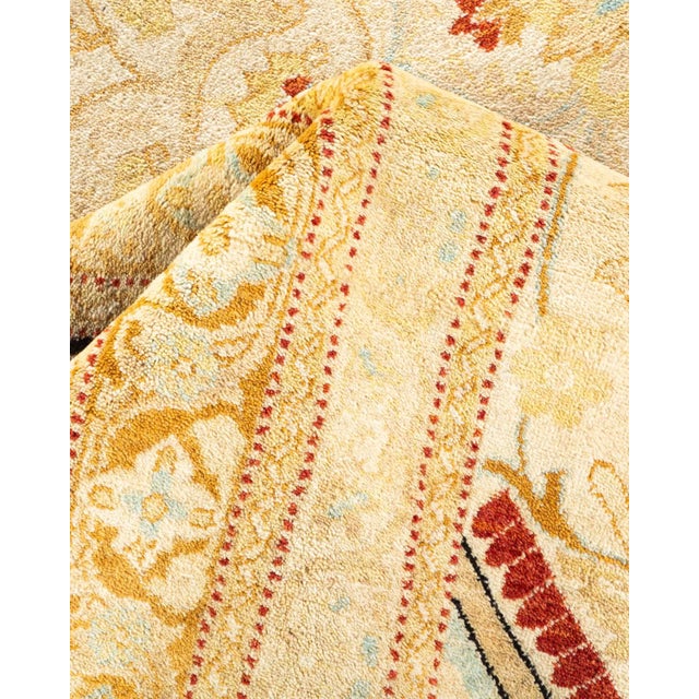 Textile Mogul, One-of-a-Kind Hand-Knotted Area Rug - Ivory, 10' 2" x 15' 0" For Sale - Image 7 of 8