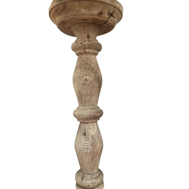 Wood Victorian Pine Jardinere or Torchiere For Sale - Image 7 of 9
