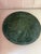 Vintage natural white marble serving tray with unique gray veining. The tray rotates smoothly on a solid marble base....