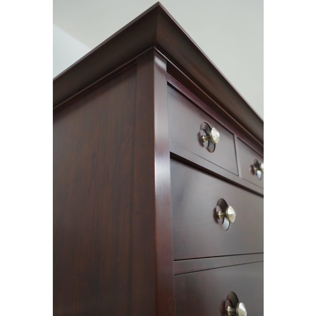 Stickley Modern Arts & Crafts Cherry High Chest For Sale In Philadelphia - Image 6 of 13