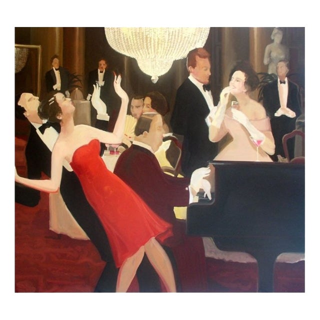 Marek Okrassa, A Ball, 2005, Oil on Canvas For Sale