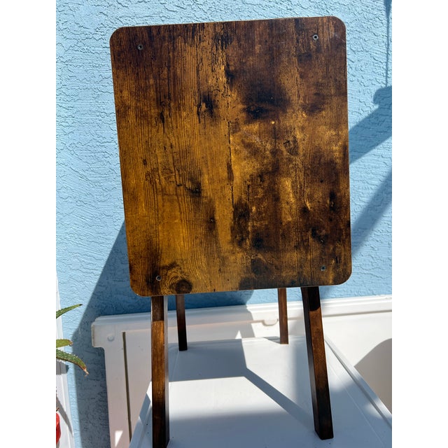 Vintage Record Player Stand With Storage For Sale In West Palm - Image 6 of 7