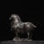 Chinese Vintage Gilt Bronze Tang-Style Horse Figure – Scholar's Desk Ornament For Sale - Image 3 of 9
