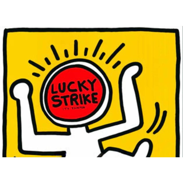 Keith Haring, Lucky Strike II, 1987, Offset Lithograph For Sale - Image 3 of 4