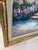 Mastercraft Vintage Framed Cottage Garden Entry Oil Painting With Gold Bamboo Frame For Sale - Image 4 of 10