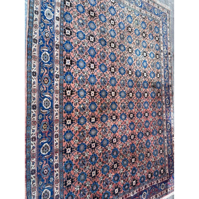 Large Vintage Fine Varamin Rug, 1970s For Sale - Image 11 of 18