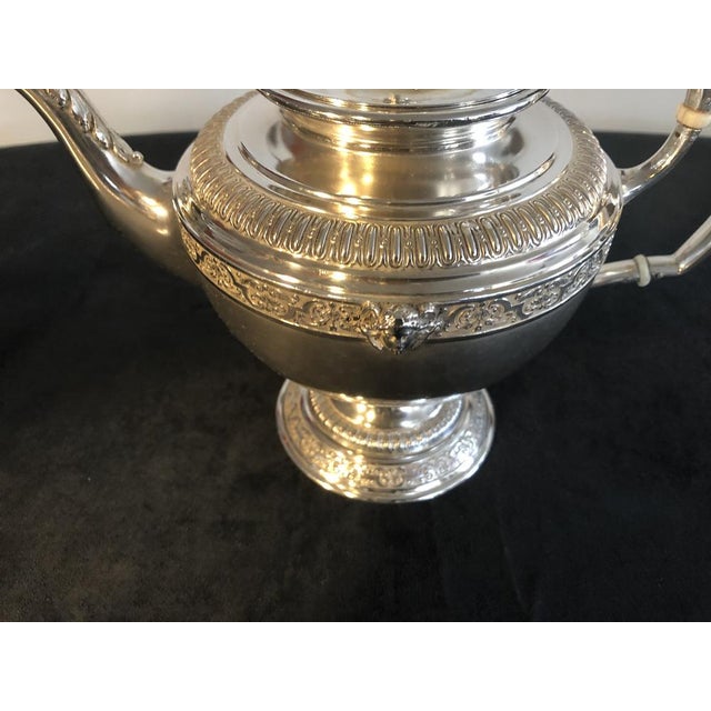 800 Silver Coffee or Tea Service by W. Lameyer & Sohn, Hannover, 1888, Set of 5 For Sale - Image 9 of 18