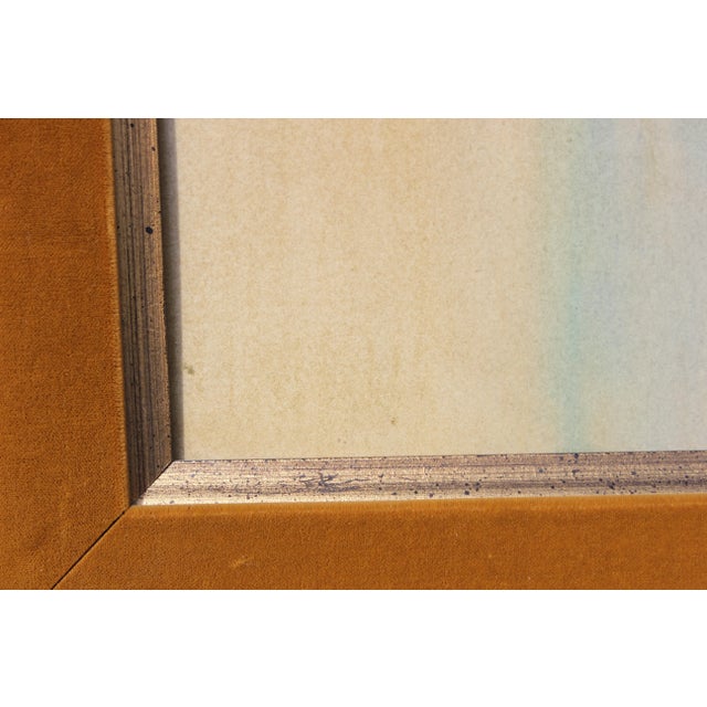 Modern Theadius McCall Mixed Media Portrait Painting of a Man 1990s For Sale - Image 3 of 6