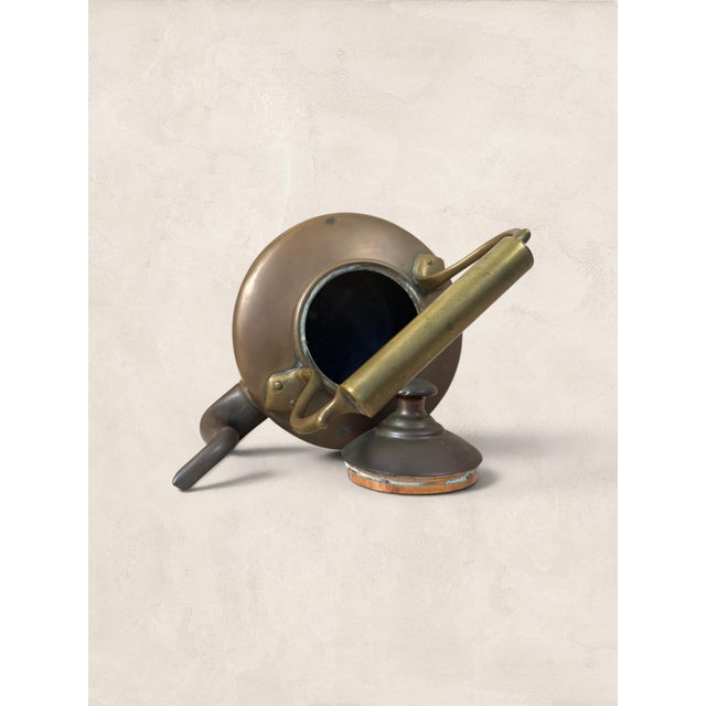 Antique English Copper Kettle With Brass Handle Circa 1900 For Sale In Tampa - Image 6 of 8