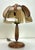 Teak and Amber Glass Table Lamp from Hustadt Leuchten, 1960s For Sale - Image 4 of 18