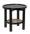 NOIR Hide Away Side Table in Charcoal Black and Cane For Sale In Los Angeles - Image 6 of 6