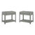 Grey Art Deco Style Nightstands For Sale