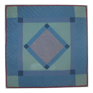 Antique Quilts, Amish Crib Quilt Mounted