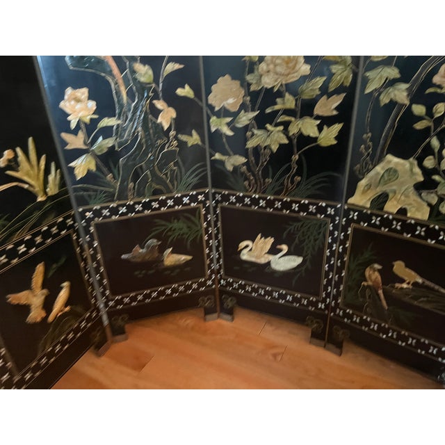 Authentic Mid-Century Chinese Lacquer Divider For Sale - Image 4 of 7