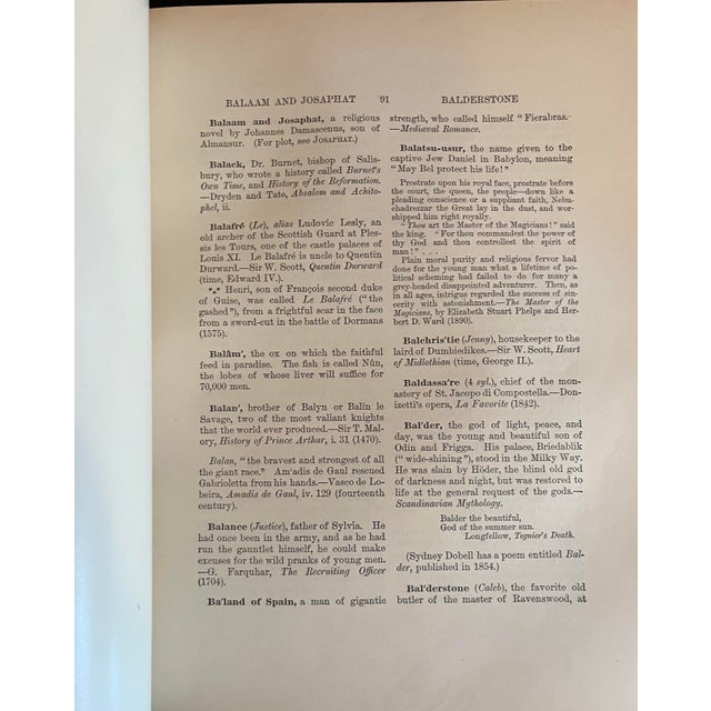 Antique 1892 Book “Character Sketches of Romance Fiction and the Drama” Volume 1 For Sale In Atlanta - Image 6 of 11