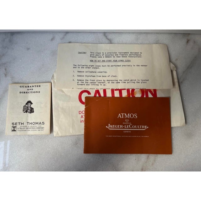 Jaeger Lecoultre Atmos Clock 538194 For Sale - Image 13 of 13