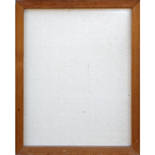 Fortified Castle, Jalal Gharbi Oil on Canvas Painting For Sale - Image 4 of 5