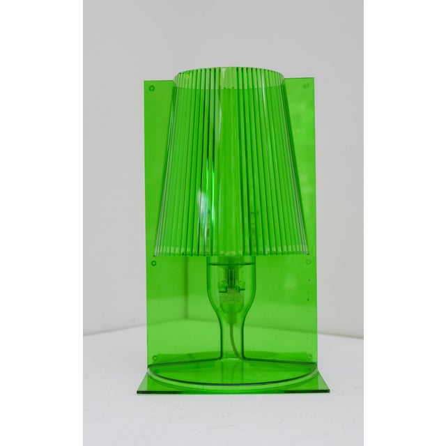 2000 - 2009 Take Table Lamp in Green Transparent Polycarbonate by Ferruccio Laviani for Kartell, 2003 For Sale - Image 5 of 17