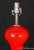 Glass Pair of Tangerine Color Glass Murano Table Lamps, 19 For Sale - Image 7 of 12