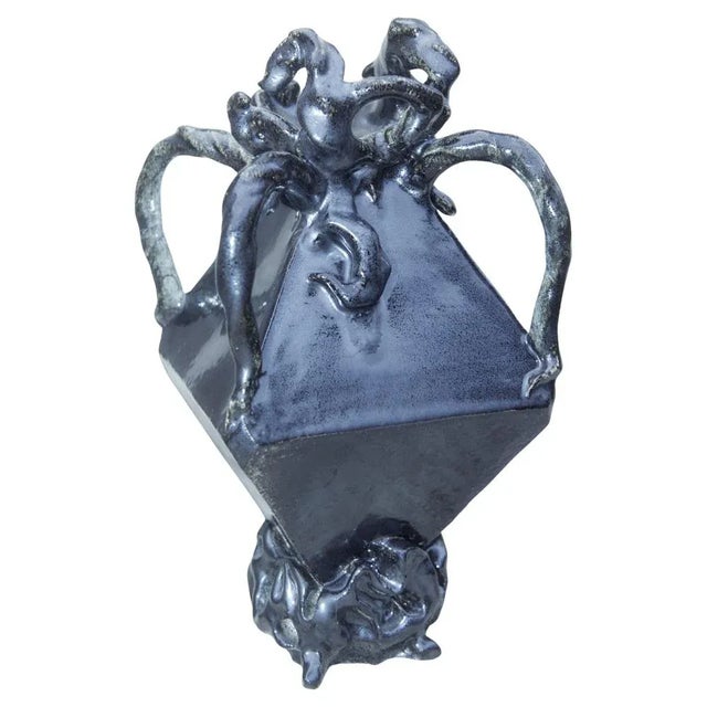 Here My Soul Sculpture in Glazed Ceramic by Lucile Rebeirot For Sale - Image 8 of 8