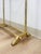 Vintage Polished Brass Three-Tier Freestanding Towel Rack Ball Finials Atomic For Sale - Image 10 of 10