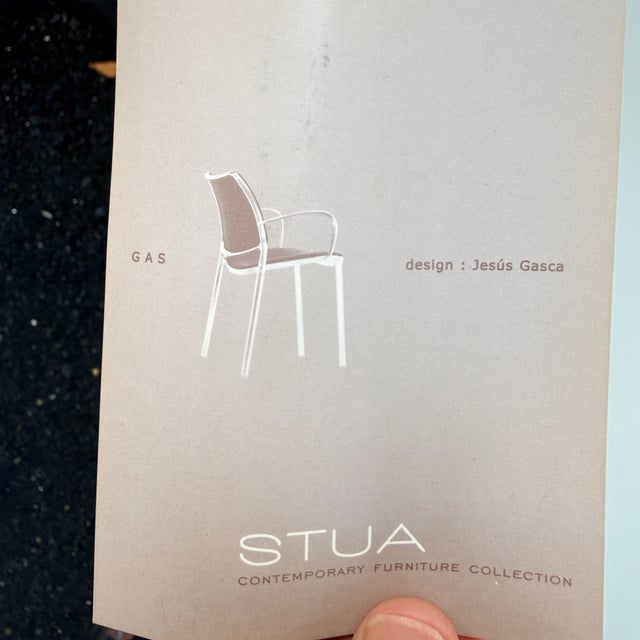 Jesus Gasca Set of 6 Stua Stackable Gas Chair by Jesús Gasca For Sale - Image 4 of 13