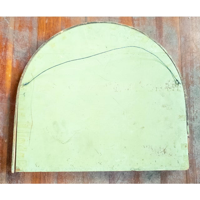 20th Century Primitive Folk Art Skee Ball Gameboard in Pistachio Green For Sale - Image 9 of 11