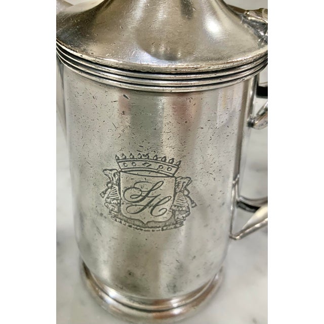 Silver Vintage Savoy Hilton Hotel Silver Soldered Teapot, 16 Oz. International Silver Co. Hotelware for Collectors, Tea Time, Vintage Vignettes - See Pics! For Sale - Image 8 of 10