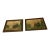 Set of Two Matching Vintage 1950s Landscape Dogwood Paintings, Framed For Sale