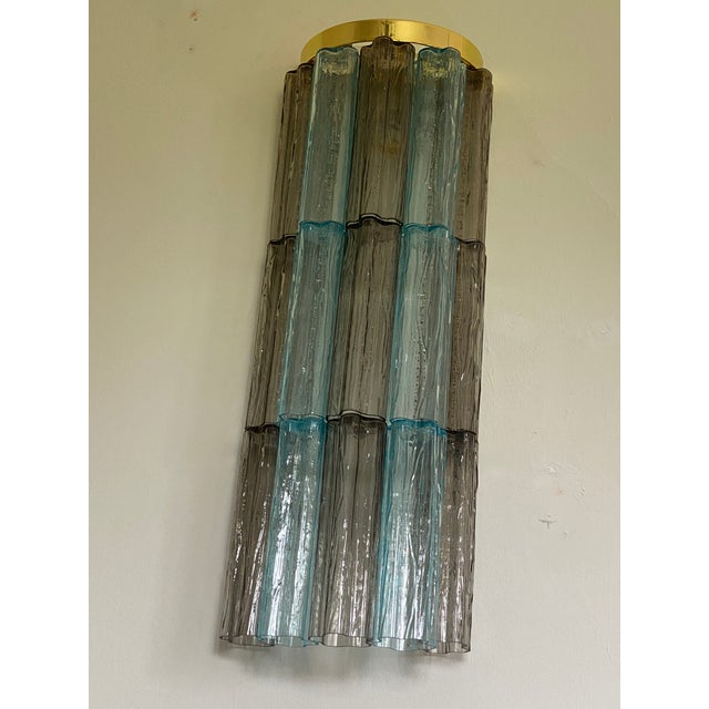 Metal Italian Wall Light Contemporary “Tronchi” Wall Sconce For Sale - Image 7 of 10