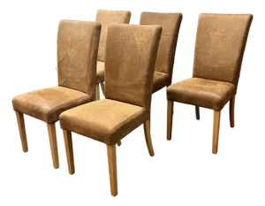 Modern Parsons-Style Dining Chairs, Set of Five