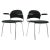 Black Set of Tubular Armchairs, Czechoslovakia, 1970s For Sale - Image 8 of 8