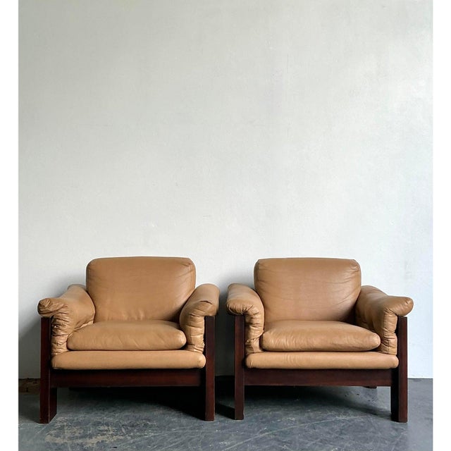 Vintage Boho Milo Baughman for Thayer Coggin Case Lounge Chairs - A Pair For Sale - Image 9 of 9