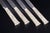 Fruit Knives in Sterling Silver and Stainless Steel by Evald Nielsen, 1930s, Set of 4 For Sale - Image 3 of 6