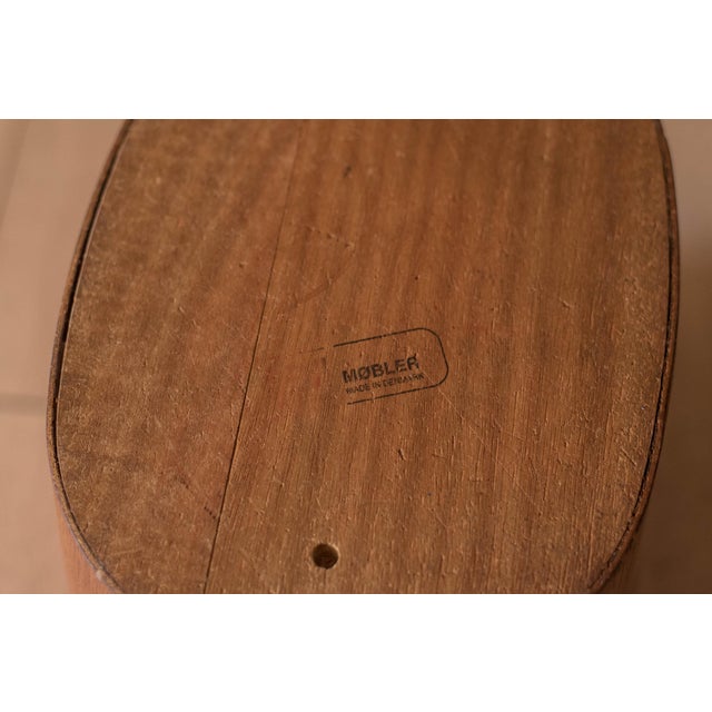 Mid Century Modern Teak Waste Basket by Beni Mobler For Sale In Monterey, CA - Image 6 of 11
