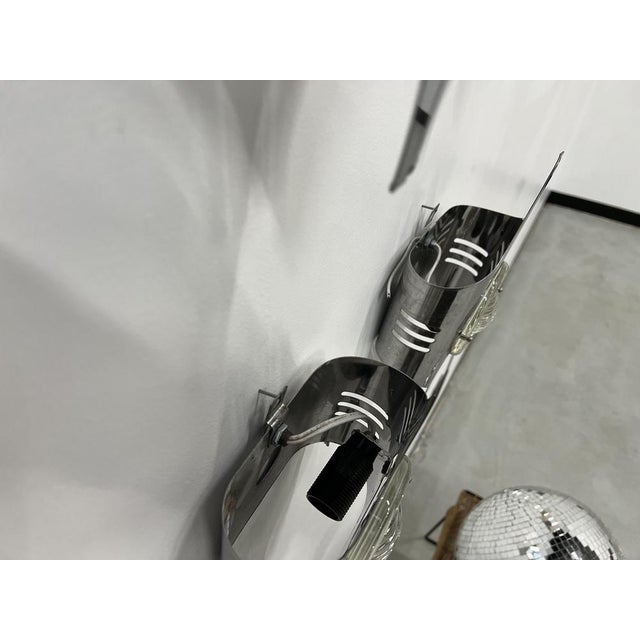 Gray Wall Lights by Oscar Torlaco, 1970s, Set of 4 For Sale - Image 8 of 15