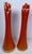 Pair of Bright Orange l.e. Smith Bittersweet Vases For Sale In Miami - Image 6 of 14