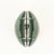 Gold Green Crystal and Chrome Wall Sconces by Veca, Italy, 1970s, Set of 2 For Sale - Image 8 of 16