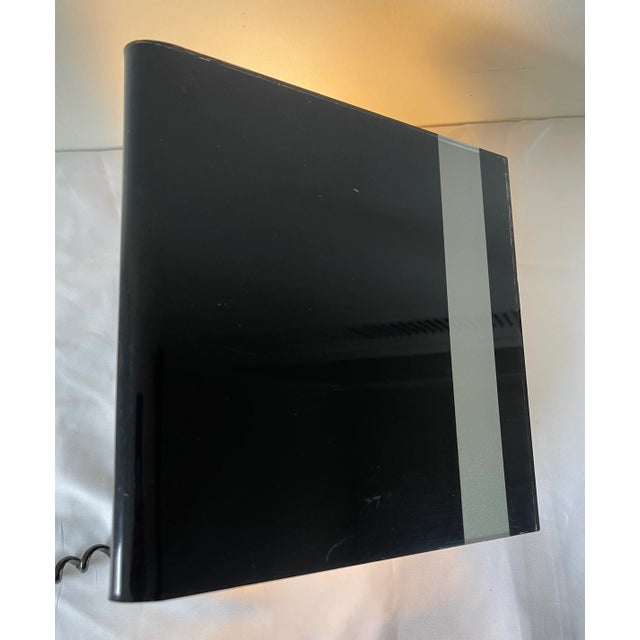 1980 Signed Plexi Table Lamp For Sale - Image 4 of 10