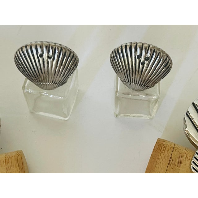 1970s Modern Coastal Serving 4 PCS Set For Sale - Image 4 of 4